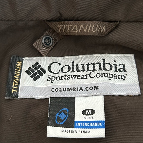 Columbia Men’s Titanium Interchange Waterproof 3 in 1 Coat Brown Tan Siz… - Picture 4 of 16